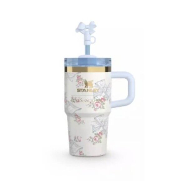 Stanley x Love Shack Fancy Tumbler 20 OZ Holiday Rosa Beaux Blue NEW SEALED - Picture 2 of 4